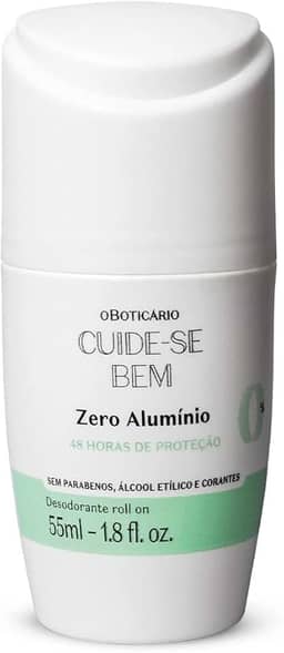 O Boticário Desodorante Roll-on Cuide-se Bem Zero Alumínio 55ml