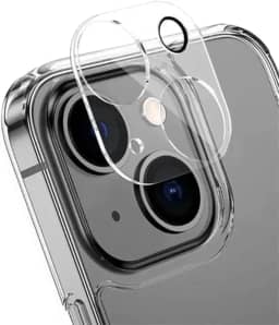 [GL CASES] Película De Câmera Apple iPhone 15 Anti Risco Pelicula Para Câmera iPhone 15 Vidro Temperado 3D Proteção 9H + Kit Limpeza Para Aplicação