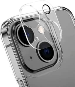 [GL CASES] Película De Câmera Apple iPhone 15 Anti Risco Pelicula Para Câmera iPhone 15 Vidro Temperado 3D Proteção 9H + Kit Limpeza Para Aplicação