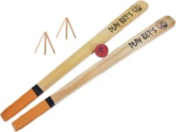 Jogo 2 Tacos Bets + Bola e 2 Bases Madeira Praia Cores Sortidas - Sunfix