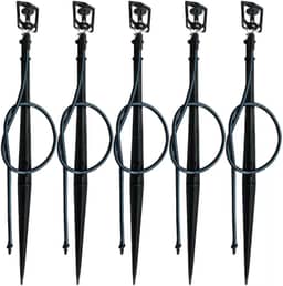 Micro Aspersores Irrigacao Com Haste E Microtubo 10 Unidades Branco