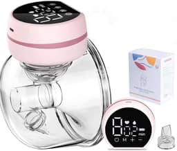 Bomba De Tirar Leite Mama Portátil P1 Mãos Livres Elétrica Sem BPA 3 Modos 10 Níveis de Sucção Conforto Coletor de Leite de Amamentação