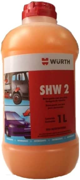Shampoo Automotivo Com Cera SHW2 Wurth - 1L
