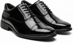 Sapato Social Masculino Estilo Militar em Couro Ecológico 12010