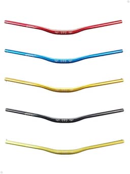 Guidão Mtb Bike 29 Alumínio 780mm 31.8mm Curvo Xc Cores (Preto)