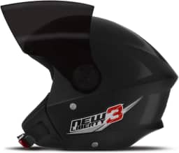 CAPACETE ABERTO PRO TORK NEW LIBERTY 3 SOLID PRETO TAM. 60 VIS. FUMÊ