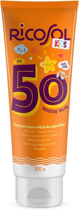Protetor Solar Kids FPS 50 100g - Ricosol