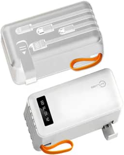 Power Bank Portátil 50000mAh, USB Tipo C, para Smartphones, Aleatório, Carregamento Rápido 22.5W PD, Desligamento Automático, Bateria