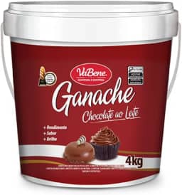 Ganache Sabor Chocolate Ao Leite 4Kg Vabene