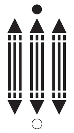 Placa Radiestesia Radiônica 15x27 cm - LUXOR