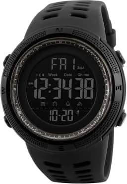 Relógio Masculino Esportivo Digital à Prova D'água Preto 1251