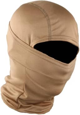 Touca Ninja Balaclava Articulada Profissional Resistente Frio Proteção Uv50 Multifuncional Respirável (BR, Alfa, Único, P, Cáqui)