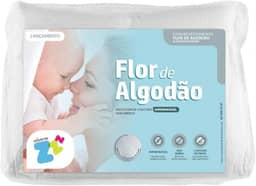 Protetor de colchão Flor de Algodão impermeável para berço em matelassê - 70x130 - Fibrasca, BRANCO
