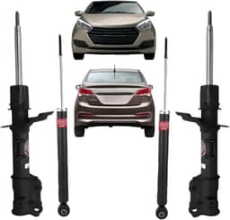 Jogo De Amortecedor Kayaba Dianteiro E Traseiro HB20 E HB20S 2012 A 2019