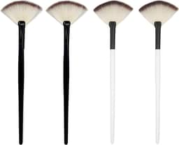 4 pincéis para uso facial, aplicador de máscara facial, pincéis de maquiagem macios, esteticista, máscara de cabeça chata, aplicador de ácido, pincel de esteticista para mulheres, máscara de argila de