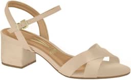 Sandália Feminino Vizzano Salto Baixo Blocado