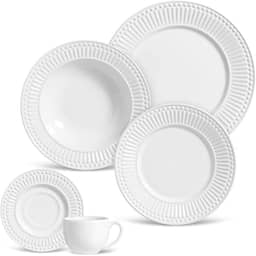 Porto Brasil Aparelho de Jantar 30 Peças Roma Branco