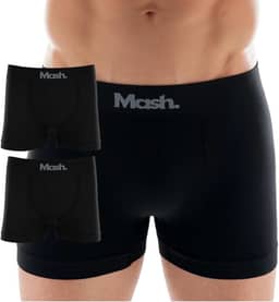 Kit 2 Cuecas Boxer Mash Poliamida Toque Gelado Sem Costura Box Adulto Masculina