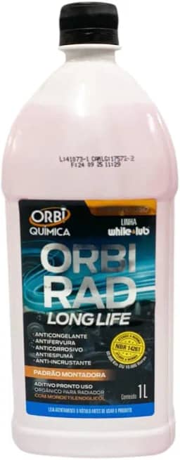 Aditivo Para Radiador Orbi Rad Long Life Pronto Pra Uso 1l