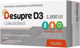 Suplemento Alimentar Desupr Vitamina D3 1000 Ui Com 40 Comprimidos