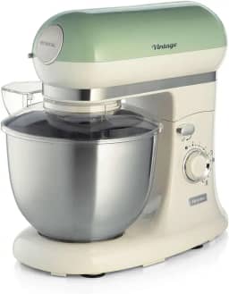 Ariete 1588, Batedeira Planetária Vintage Verde, Tigela Aço Inox 5.5L, 7 Velocidades - 127V