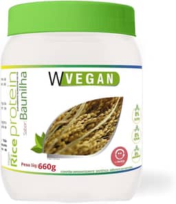 W Vegan Rice Protein 660G Sabor Baunilha