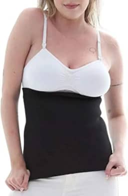 Cinta Modeladora Térmica Abdominal Queima Gordura Neoprene Estilo Saia