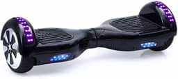 Hoverboard Skate Elétrico 6.5" com Bolsa Led Bluetooth Preto Brinovar