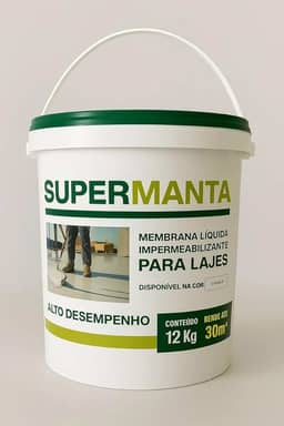 Manta Liquida Impermeabilizante 12 Kg Lajes Branca