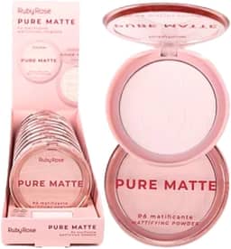 Pó Compacto Matificante Hbm402 Radiant Kiss Ruby Rose