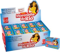 Paçoca Moreninha do Rio Display 50 Embrulhada Quadrada 1kg Rio Pacoca Moreninha do Rio Display 50 Embrulhada Quadrada 1kg Rio