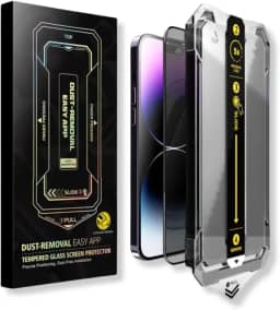 Película de Proteção com Aplicador Compatível para Iphone Anti Impacto Resistênte Transparente 3D SafeCare (15 Pro Max)