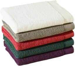 Kit 5 Toalhas De Rosto Gramatura 500 G/m² /Eleganz