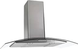 COIFA DE PAREDE Fogatti VIDRO CURVO DUTO SLIM INOX 80CM 127V