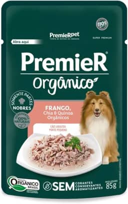 PREMIER ORGANICO FRANGO CHIA E QUINOA 85G