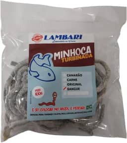 Isca Minhoca Turbinada Pronta Para Pesca De Tilápia Lambari