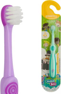Powerdent Escova Dental Infantil Mundo Bita 1 A 3 Anos