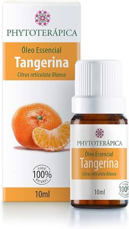 PHYTOTERAPICA- Óleo Essencial de Tangerina -Para Difusor, Massagem e Aromaterapia -Proporciona alegria, entusiasmo e auxilia no combate a celulite e estrias -100% Puro e Natural -Cítrico e Frutal,10ml