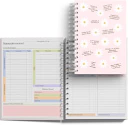 Planner Financeiro Mensal 2026, Roda Da Vida A5 -Planejamento anual, Organização pessoal Metas e objetivos, Gestão financeira Monitoramento de saúde, Planejamento semanal Cápsula do tempo - Capa dura laminada