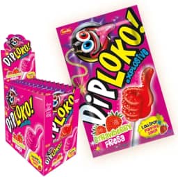Doce Dip Loko Explosive Morango Dp Com 15 90265