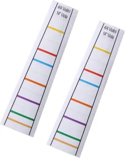 2 peças 4/4 transparente guia de dedo para violino guia de dedo marcador de posição decalque etiqueta acessório violino prática violino guia de dedo adesivo indicador de posição marcador de posição