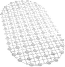 LYOR - Tapete de PVC Retangular com Antiderrapante para Banheiro 63cm x 35cm