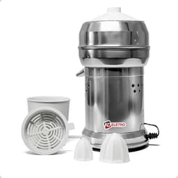 Espremedor de Frutas Aluminio BIVOLT Profissional Extrator Sucos Bares Restaurantes Cozinhas