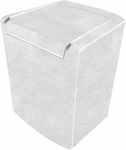 "Capa Para Maquina De Lavar Brastemp Eletrolux Consul 10Kg 11Kg 12Kg Impermeável Flanelada Com Zíper Proteção UV Material Super Resistente E Perolizado de Alta Qualidade" (Branca)
