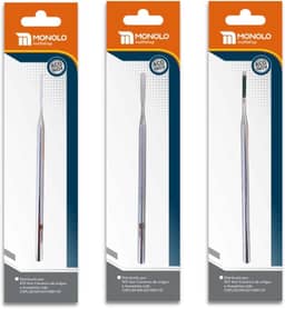 Kit Bisturi Podólogo 208, 214 e 254 Formão Desencravar Unha