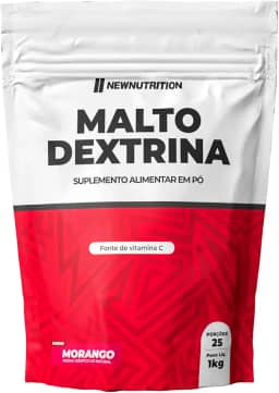 Newnutrition Maltodextrina - 1000G Refil Morango