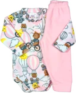 Conjunto Body Calça Soft Pettenati Bebê Inverno Anti-pilling
