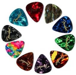 Kit 10 Palhetas 0.58mm - Violão Cavaquinho Ukulele