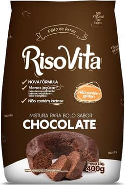 RisoVita Mistura Para Bolo Sabor Chocolate 400G