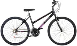 Bicicleta de Passeio Ultra Bikes Esporte Aro 26 Reforçada Freio V-Brake – 18 Marchas Preto Fosco